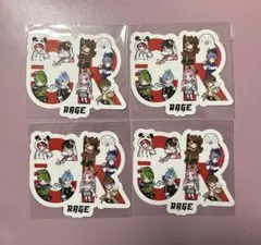 Crazy Raccoon valorant RAGE ステッカー　シール