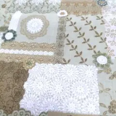 ミナペルホネン foresttile beige 大きめハギレ - メルカリ