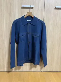 ZARA ネイビー ボタン付きカーディガン