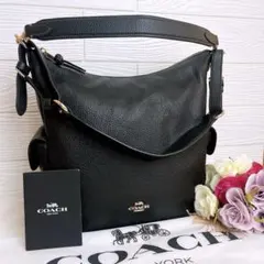 極美品☆COACHコーチ 2wayショルダーバッグ ブラック ビジネス