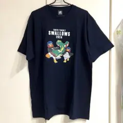 東京ヤクルトスワローズ 2024年新春つば九郎・つばみTシャツ