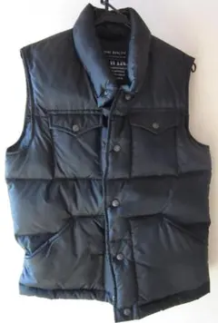 EDWIN しっかり目のダウンベスト　ブラック M
