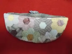 【未使用品】ハンドメイド パッチワークメガネケース