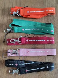 JAPAN AIRLINES ストラップ 5色セット