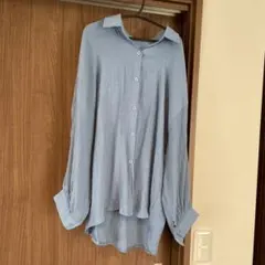 GRL ボリュームスリーブ シアーオーバーシャツ