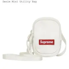 新品supreme25FW Denim mini utility pouch