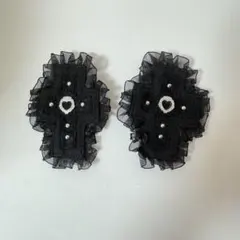 ディムモアール DimMoire 十字の誓いヘアクリップ Black
