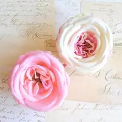 プリンセスローズの2wayコサージュセット（ピンク・ホワイト）