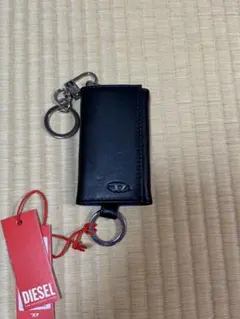DIESEL ブラックレザーキーケース
