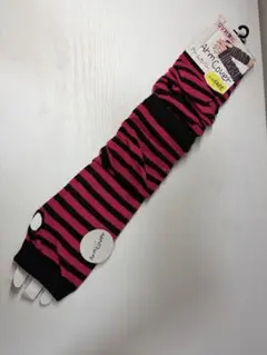 アームカバー ストライプ ボーダー ロック Y2K 平成 ギャル グランジ