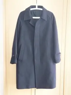 ユニクロ　シングルブレストコート Sサイズ　ネイビー