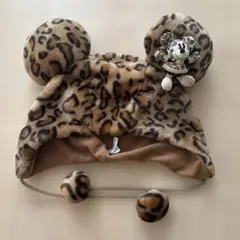 ディズニーランド ディズニーシー ミニー 被り物 ヒョウ柄 ミニー 帽子