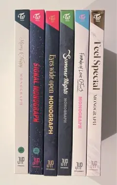TWICE モノグラフ 6冊セット まとめ売り TWICE モノグラフ 6冊セット まとめ売り TWICE CD monograph