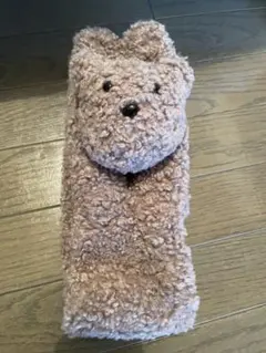 くまマフラー　ブラウン　レディース　ストール　くまさん
