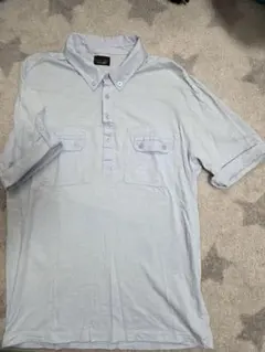 ZARA MAN ライトブルーポロシャツ