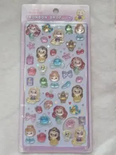 プ*読様 正規品　 ボンボンドロップシール　ディズニープリンセス