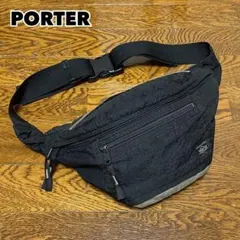 PORTER ポーター ボディバッグ 吉田カバン 半月 黒 ブラック