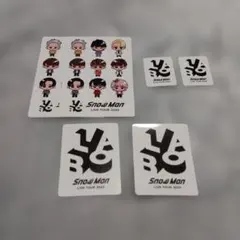 Snow Man スノラボ ステッカー集合