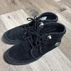 Lacoste 黒 スエード スニーカーのサムネイル
