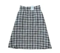 【タグ付き】NATURAL BEAUTY BASIC ツイード フレア スカート