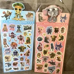 イタリアンブレインロッド キラキラホログラムシール AIモンスター 2枚セット♡