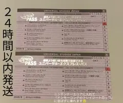 USJ　ユニバーサル・スタジオ・ジャパンのエクスプレスパス 2枚セット