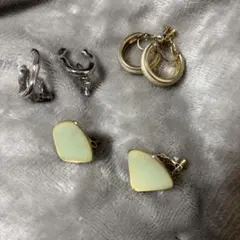 スリーコインズ　イヤリング　3点セット