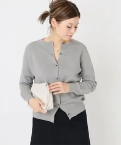 【極美品】エブリデイアイライク クルーネック カーディガン グレー