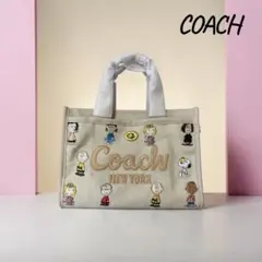 COACH カーゴ トート 34 2way ホワイト CAM70 - メルカリ