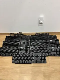 DELL USB接続 有線 キーボード 7個まとめ売り！