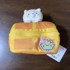★ 映画 すみっコぐらし 空の王国とふたりのコ 宝箱ぬいぐるみポーチ ねこ 2