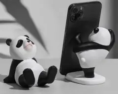 新品！パンダ スマホスタンド 2個セット