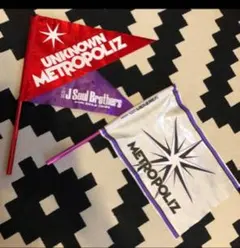 美品♡三代目JSB フラッグ2本+ビニールバッグおまけ メトロポリス