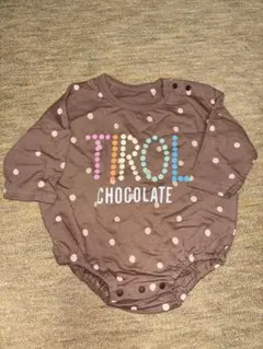 バースデイTIROL CHOCOLATE 水玉ロンパース