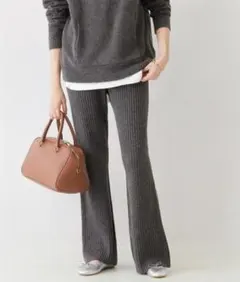 ニット カジュアルパンツ