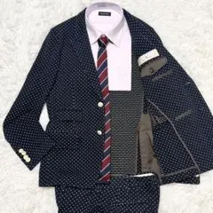 PASCAL DONQUINO ジャージー スーツ セットアップ メタルボタン