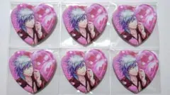 うたプリ　シャニライ　ハート　缶バッジ　美風藍