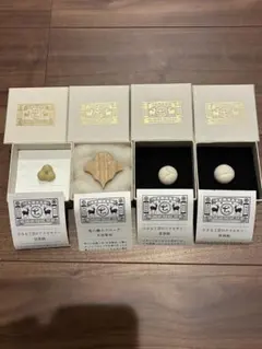 中川政七商店　小さな工芸のブローチ、アクセサリー　４点セット