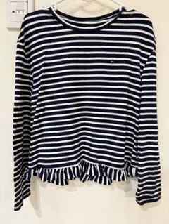 TOMMY HILFIGER ストライプ長袖カットソー 122