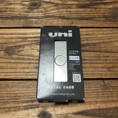 未開封　uni 芯ケース　メタルケース　0.3 HBのサムネイル