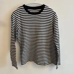 無印良品　ボーダー長袖Tシャツ　Mサイズ