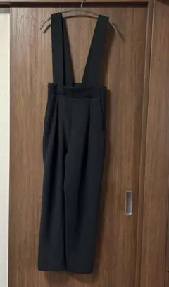 FREAK’S STORE ハイウエストサロペット　黒のサムネイル