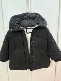 ZARA ブラック ダウンコート 110cm