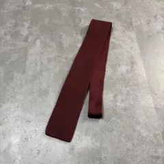 vintage basic design Bordeaux knit tieのサムネイル