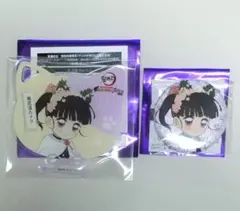 鬼滅の刃 栗花落カナヲ ナンジャタウン 缶バッジ＆アクリルコースター 2点セット