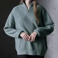 【まとめ売り可】loose ルース シャギールーズハーフジップニットのサムネイル