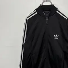 adidas アディダス ジャージ トラックジャケット 刺繍ロゴ 古着