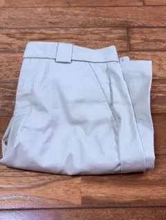 新品タグ付き GU パンツ レディース L ベージュ