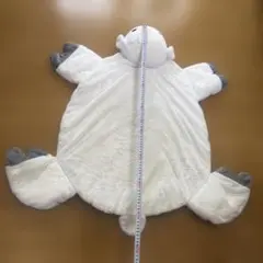 アニマルデザイン ラグマット ホワイト