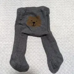 GAP グレー くまタイツ ベビータイツ 0-12ヶ月